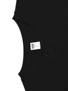 Women's Black Cat Print Casual Pajama Dress, Short-Sleeved Round Neck T-Shirt Dress, Comfortable Pajamas, Casual Loungewear And Outdoor Wear, Soft Fabric Loose Robe,  And Stylish Round Neck Short-Sleeved Dress, Suitable For Summer Wear, Outdoor Activities And Holiday Gifts, Women's Standard Size Ready-To-Wear. - Black - View 3