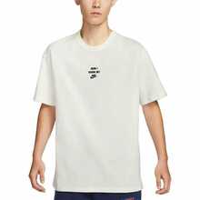 Nike Sportswear Essentials Crew Neck Short Sleeve T-Shirt With Breathable Letter Print, White - White - View 3