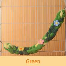 1pc Small Pet Toy Climbing Rope, Ferret Hamster Swing Climbing Rope, Small Pet Toy Woven Rope, Small Animal Cage Decor, Small Pet Hanging Swing, Hamster Climbing Rope - Multicolor - View 14