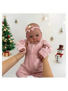 New Arrival Anatomically Correct 18 Inch 45 CM Reborn Baby Dolls Realistic Newborn Baby Toddler Doll With Full Body Vinyl Girl Dolls Birthday And Xmas Present - Hot Pink - View 13