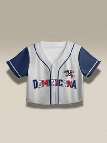 Personalized Custom Women's Crop Top Baseball. Customizable With Team Names, Names, Numbers, Logos. Quick Design Preview And Fast Shipping. Suitable For Games, Street Wear, And Gatherings. - White - View 2