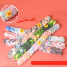 1pc Small Pet Toy Climbing Rope, Ferret Hamster Swing Climbing Rope, Small Pet Toy Woven Rope, Small Animal Cage Decor, Small Pet Hanging Swing, Hamster Climbing Rope - Multicolor - View 5