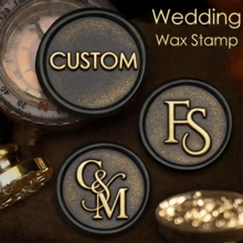 Personalised Wax Seal Stamp ,Custom Your Own Design Wax Seal Stamp, Personalized Your Own Logo Stamp, Wedding Wax Seal, Wax Seal Stamp Kit - Multicolor - View 2