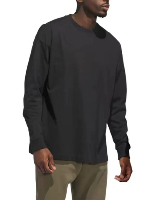 Adidas BASKETBALL UNITEFIT Comfortable Pullover Simple Long-Sleeve T-Shirt, Unisex - Black - View 1