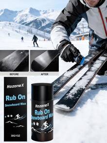滑雪蜡、木器抛光蜡、膏状木器抛光剂、日常滑雪表面耐磨护理蜡、快速涂抹蜡、全温速效蜡、户外越野滑雪蜡、初学者单板滑雪及滑雪板保养蜡 - 固體 - 查看 3