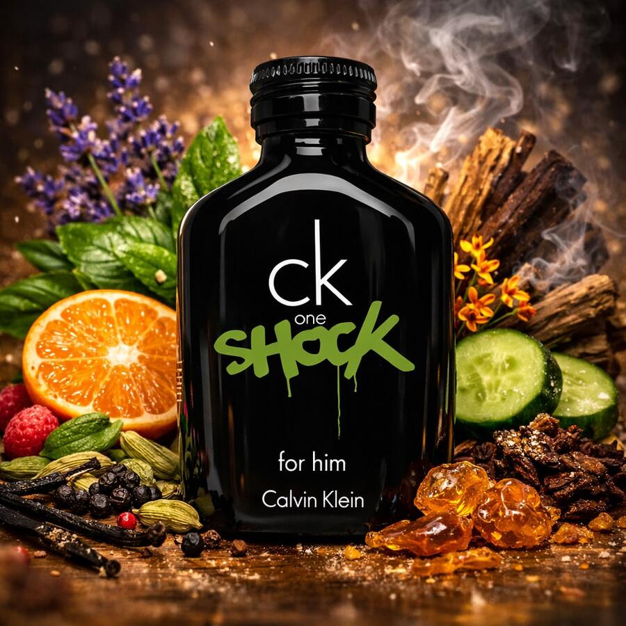 CALVIN KLEIN ONE SHOCK EAU DE TOILETTE 200ML FOR MEN AROMATIC WOODY - Oriental - View 1