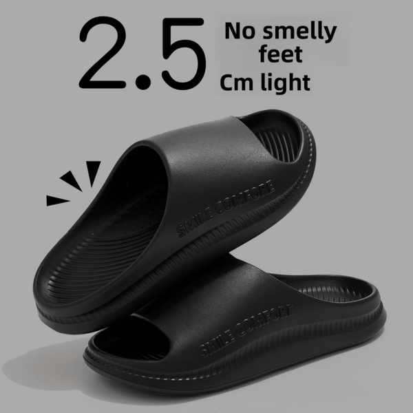 男士舒适拖鞋，2026新款夏季浴室拖鞋，强力防滑，无异味加厚EVA鞋底，男女通用