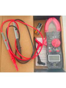 2件套高精度1999计数数字万用表，带LED显示屏、交流电流表、NCV传感器，专业工具 - 彩色 - 查看 13