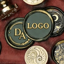 Personalised Wax Seal Stamp ,Custom Your Own Design Wax Seal Stamp, Personalized Your Own Logo Stamp, Wedding Wax Seal, Wax Seal Stamp Kit - Multicolor - View 4