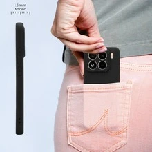 Black Matte Phone Case, Shock-Proof Protection On All Four Corners, Anti-Impact, Anti-Fall, Wear-Resistant, Anti-Scratch, Anti-Yellowing. Suitable For Various Poco Series Models, Such As Note 14 Pro+ 5G, 14 Pro 5G, Note 13 Pro+, Poco F7, A5, 15c 171 (Europe Version), Poco C85, 15c 4G 173 (Europe Version), Etc. - Black - View 3