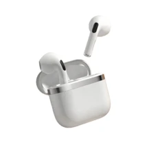 New Leather Texture TWS In-Ear Wireless Bluetooth Earphones, Super Long Battery Life, Touch Control Noise Cancellation, Comfortable Wearing - Multicolor - View 10