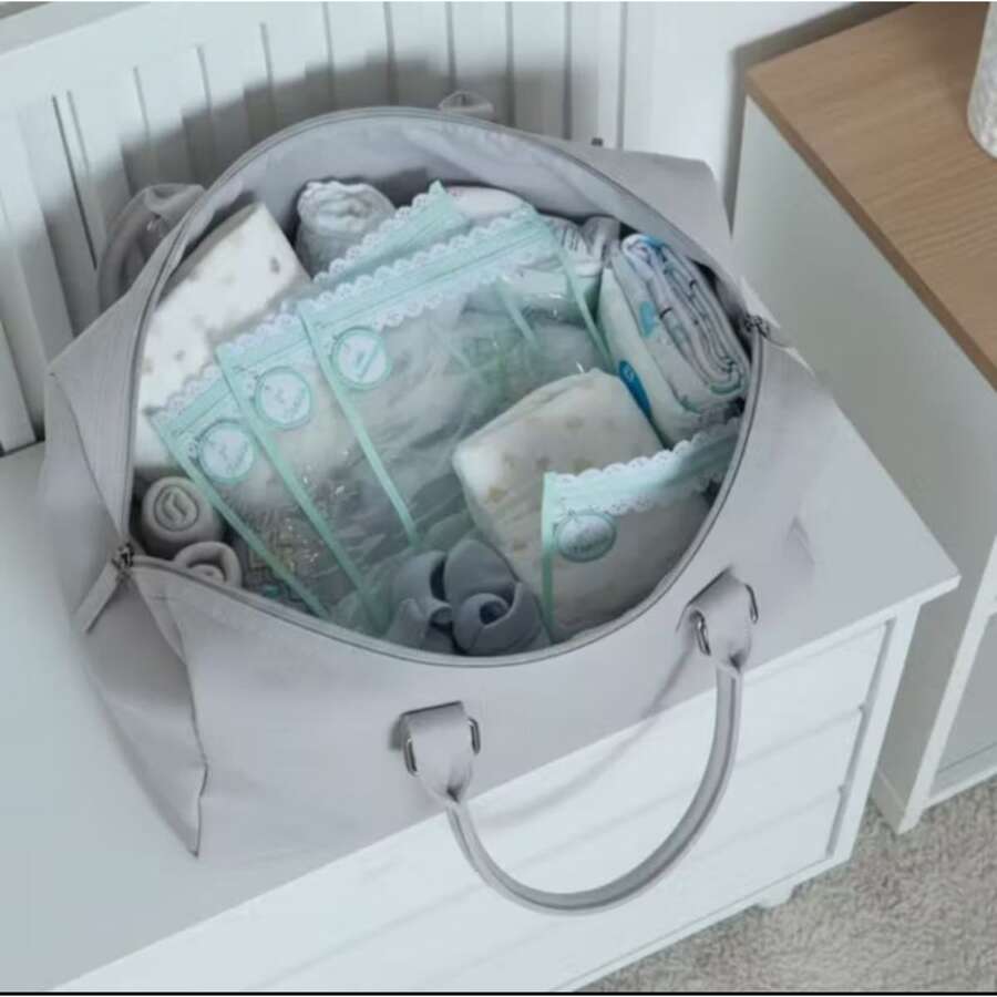 Maternity Organizer Bag Kit With 5 Units And Zipper - 橄欖綠 - 查看 1