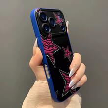 Estrella Rosa CebraEsta funda mate es compatible con iPhone 17, 16, Pro Max, 16, 15, Pro, 14 Plus, 13, 12, Pro, 11, Pro Max, X, XS Max y algunos modelos de  y Oppo. Es un regalo perfecto para Navidad para amigos y familiares. - Blanco - Ver 6