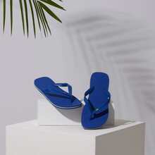 Havaianas Flip-Flops With Brazil Flag Design, Sandals For Men And Women. - Biru laut - View 1