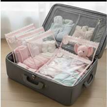 Maternity Organizer Bag Kit With 5 Units And Zipper - 淺粉色 - 查看 1