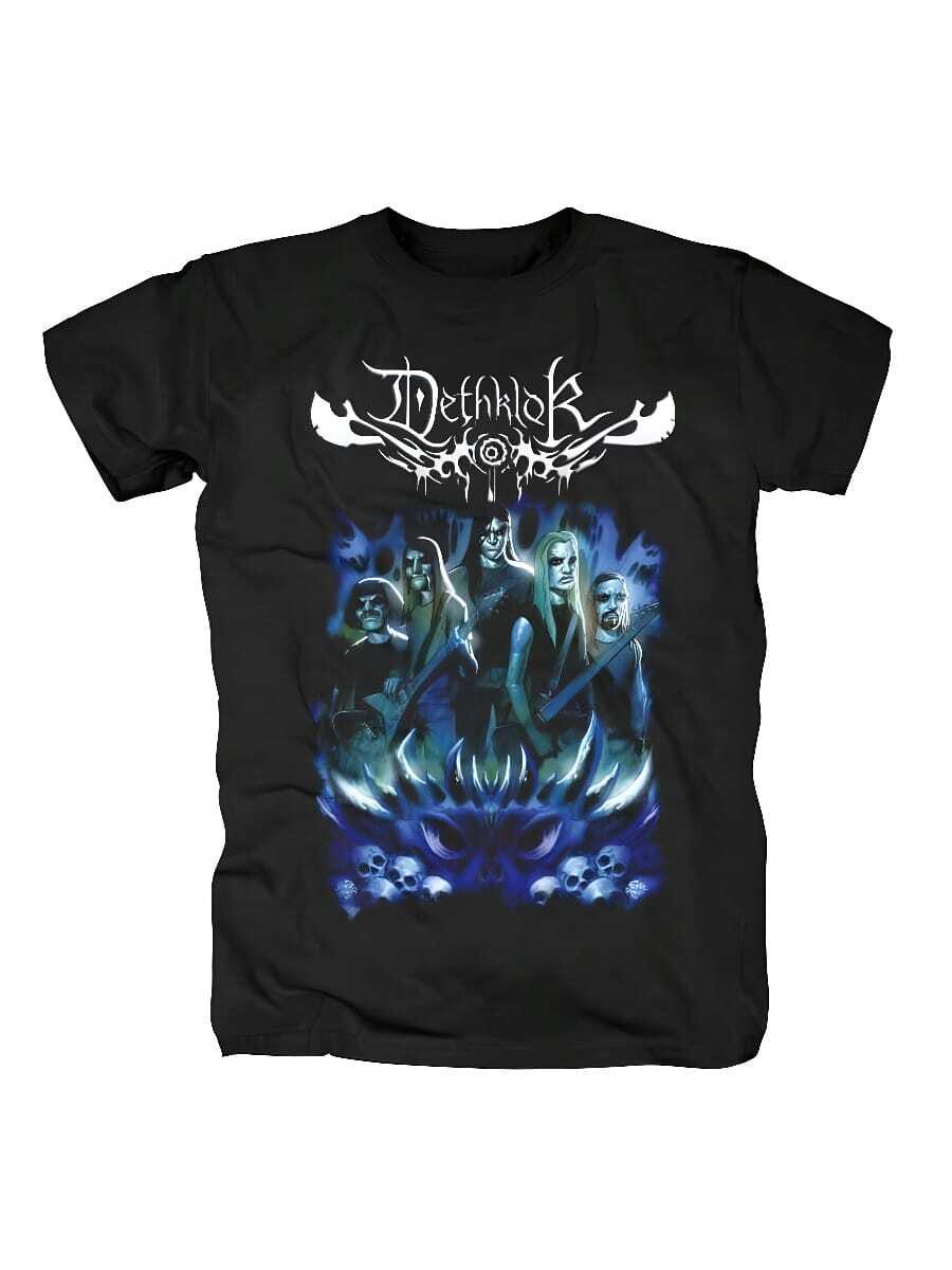 Super Happy Summer VTG Member DETHKLOK Music Cottonsss Black Full-Size Men's And Men's Shirts1 - màu đen - Xem 1