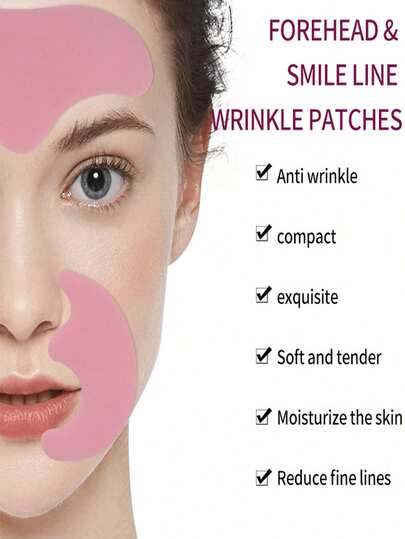 Face Lifting Gel Patches, Forehead Wrinkle Patches, Glabella Wrinkle Patches, Collagen - Forehead Patches + Glabella Wrinkle Patches