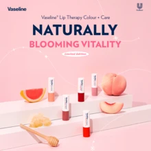 Vaseline [4.2克] 凡士林蜜桃润唇膏 | 有色润唇膏 | 纯素唇膏 | 深层滋养极度干燥的双唇 | 纯素唇部护理 - 桃 - 查看 2