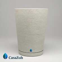 Plant Pot Column Grafiato PP - 淺灰色 - 查看 7