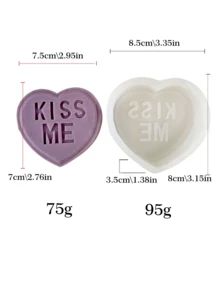 情书蜡烛模具，浮雕情书告白模具，硅胶蜡烛模具，婚礼蜡烛模具，手工皂模具，情人节礼物模具 - 愛心字母-模具 - 查看 7