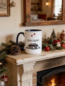 1pc Personalized American Football Lover Mug, Customizable Text Coffee Cup, Football Fan Boyfriend/Husband Gift, Funny Romantic Ceramic Cup, Anniversary, Valentine's Day, Birthday, Home/Office/Game Day Use - White - View 3