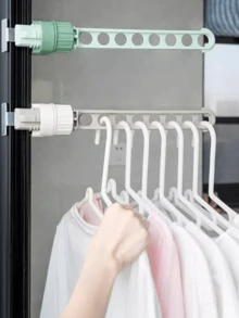Clip-On Window Frame Drying Rack, Balcony Laundry Hanger Drying Rack, Travel Clothes Hanger, Small Size For Window/Windowsill,Storage Organizer,Travel Essential - Multicolor - View 2