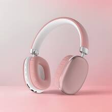 Wireless Headphones, Adjustable & Comfortable Headphones,Bluetooth 5.3 Headband - 粉色 - 查看 7