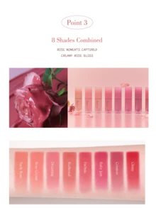 Dasique Nourishing Long-Lasting Moisturizing High Pigment Lip Gloss, High Shine, Non-Sticky Cosmetics, Valentine's Day Decor Heart-Shaped Gift, Winter Makeup Party Beach Travel Camping Gift, Rose Fashion Girl Makeup, Cosplay, Best Travel Holiday School Campus Charm Atmosphere, Women's Day Christmas Gift For Her (3g) - #01 Nudy Rose - View 7