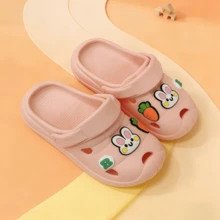 Cute Rhinestone Bow Open Toe Girls Sandals, Breathable Beach Holiday Shoes - Pink - View 3