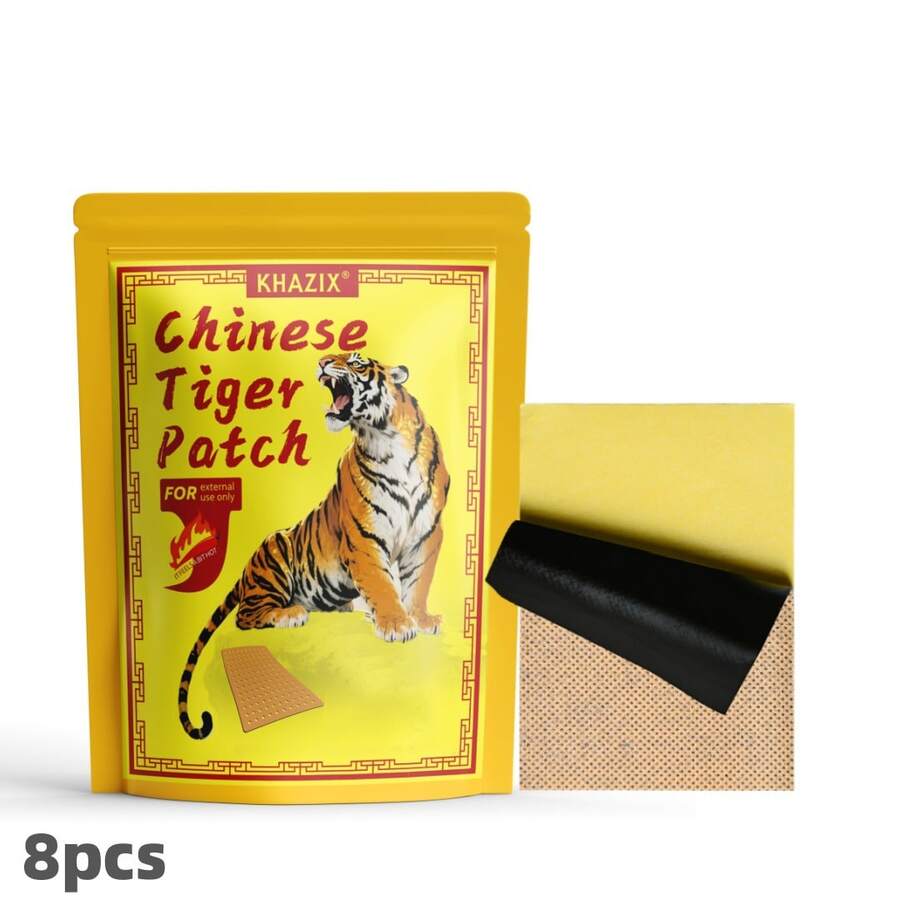 8pcs Body Heating Patches, Multi-Directional, Comfortable & Breathable, Unisex - Multicolor - View 1