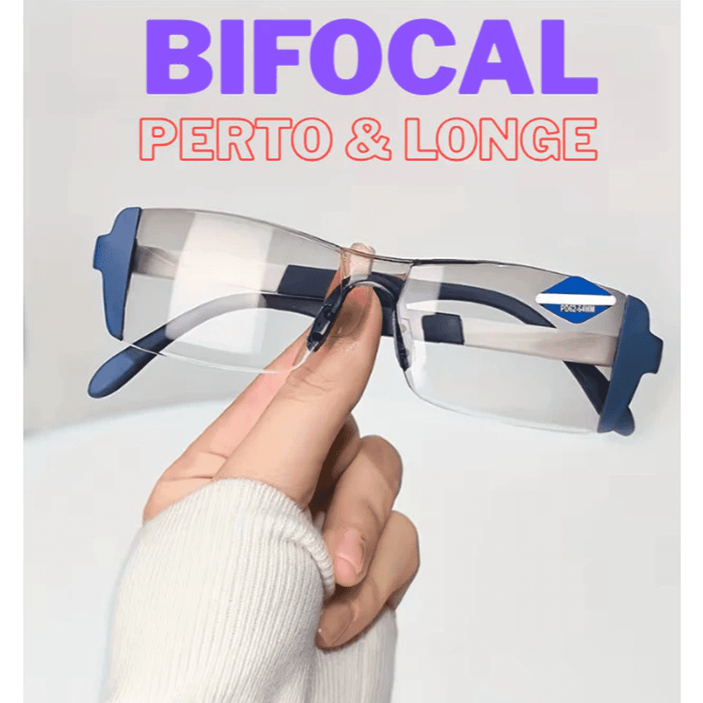 Óculos Com Ajuste de Grau Automático Bifocal - Para Perto e Longe