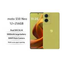Lenovo Motorola Moto S50 Neo, Thời trang và Thanh lịch, Đa nhiệm 6 ứng dụng, Pin siêu mỏng 5000mAh bền lâu, Điện thoại thông minh 5G AI, Jimo/Qingtian/Lantian/Chaqing, 12GB+256GB/12GB+512GB, USB Type-C - Nhiều màu - Xem 7