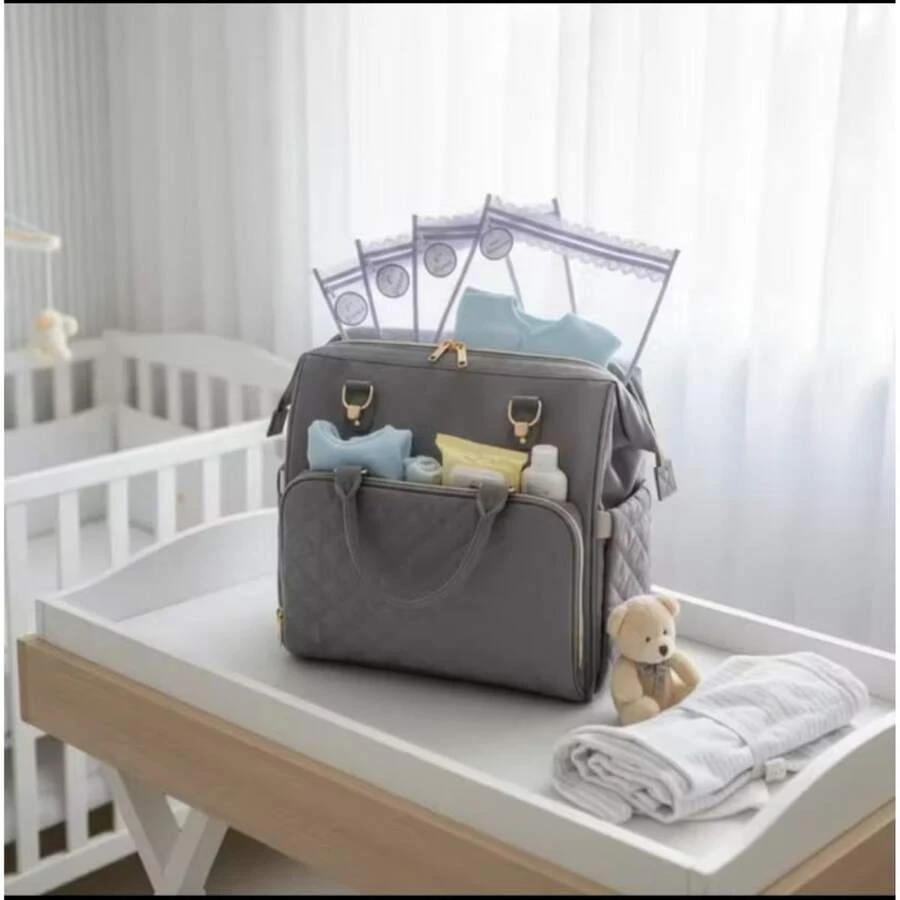 Maternity Organizer Bag Kit With 5 Units And Zipper - Lilac Purple - View 1