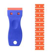 Plastic Cleaning Spatula, Replaceable Spatula Head, Glue Scraping Tool, Multi-Functional Dirt Removal Spatula, Equipped With Replaceable Spatula Head - Multicolor - View 6