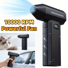 Powerful Fan High Speed Fan Snow Car Duster With 2 Pcs 3000mAh Battery Capacity Portable Turbine Wireless Blower - Type a - View 10