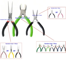 1-4pcs Jewelry Making Plier Tool Kit, Including 6-In-1 Pliers, Large 3-In-1 Pliers, 9-Teeth One-Step Pliers With Grooved Jaw, Needle-Nose Pliers, Round-Nose Pliers, Bead Holding Clamp Pliers, Jewelry Pliers, Round-Tip Pliers, Cutting Pliers, Bent-Tip Pliers, Crimping Pliers, Nylon-Jaw Pliers, Jewelry DIY, Flat Curved Nose Pliers, Ring Bending Pliers, Modular DIY Jewelry Making 6-Segment Shaping Pliers (Random Color) (Multiple Options, Please Select According To Item No. And Image) - Multicolor - View 17