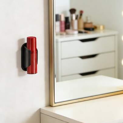 1/2个化妆品收纳夹，化妆刷收纳夹，通用支架，硅胶材质，收纳用品。