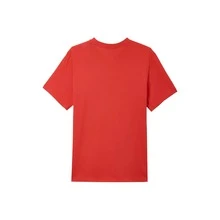 Nike Sportswear Just Do It Retro American Style Letter Breathable Print Crew Neck Short Sleeve T-Shirt, Red - 紅色 - 查看 2