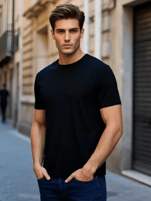 Sam Fender People Watching Tour TShirt Men_women Clothing Retro Harajuku High Quality Clothes Pure Cotton TShirts Day Gifts (1) - 黑色 - 查看 5