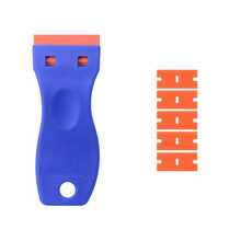 Plastic Cleaning Spatula, Replaceable Spatula Head, Glue Scraping Tool, Multi-Functional Dirt Removal Spatula, Equipped With Replaceable Spatula Head - Multicolor - View 7