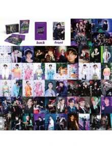 Kpop Photo Card Merch V JIMIN JHOPE RM JIN 124pcs(60 Holographic Card+64 Stickers)/92pcs( 60lomo Card+32 Stickers)/55pcs/30PCS Kpop SPAGHETTI! AESPA RICHMAN/DRAMA/LIVE TOUR: PAPALLEL LINE ENCORE CARDS 4PCS/ 124pcs New Song And Album Styling Cards, K-Pop Idol Photo Card Set - Multicolor - View 42