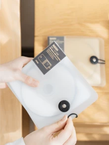 Estuche organizador portátil para el hogar/auto con capacidad para 12 discos CD/DVD, para CDs, DVDs, discos de vinilo - Multicolor - Ver 9