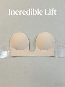 2 Packs Underwear Women Nipple Stickers Invisible Self-Adhesive Strapless Bra Push Up Invisible Bra Pair With Backless Dresses And Formal Underwear - Multicolor - View 13