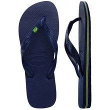 Havaianas Flip-Flops With Brazil Flag Design, Sandals For Men And Women. - Azul Marino - Ver 4