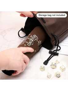 SWAJUJA Amusing Cat Dice Rolling Tray With Foldable Leather Stand - Portable RPG Dice Storage, "Click Clack I'm Trying To Roll" Decorated Desktop Organizer, Perfect Gift For Gamers, Cat Dice Tray - Brown - View 5