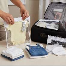 Maternity Organizer Bag Kit With 5 Units And Zipper - 白色 - 查看 1