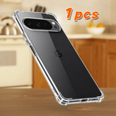 一款透明TPU材质手机壳，适用于Pixel 10/Pixel 10 Pro/Pixel 10 Pro XL/Pixel 9/Pixel 9A 5G/Pixel 9 Pro XL/Pixel 9 Pro/Pixel 8/Pixel 8 Pro/Pixel 8A/Pixel 7/Pixel 7 Pro/Pixel 7a/Pixel 6/Pixel 6 Pro/Pixel 6A/Pixel 3/Pixel 4A/Pixel 5A/Pixel 3 XL/Pixel 3A等系列机型。