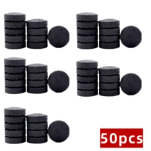 60pcs Rapid Ignition Charcoal Tablets, Suitable For Incense, Arabian Spices, Smokeless Charcoal, Applicable For Home Burning, Barbecue, Indoor Fireplace, Outdoor Camping And Tea Brewing - Multi Scents - View 8