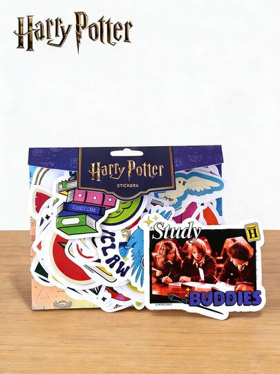  100pcs Warner Bros Officially Licensed Harry Potter Stickers – Fun & Cute Decorative Stickers With Strong Adhesion For Water Bottles Laptops Scrapbooks & Skateboards Perfect Christmas Halloween Thanksgiving & Birthday Party Gift For Family Friends & Fans