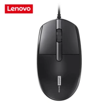 Lenovo M280 Wired Silent Mouse - Ergonomic Design, Plug And Play USB, Ambidextrous, Durable Plastic Material, Suitable For Office, Home, Business, Laptop, Fashionable Mouse Design, Smooth Surface Mouse - Black - View 9